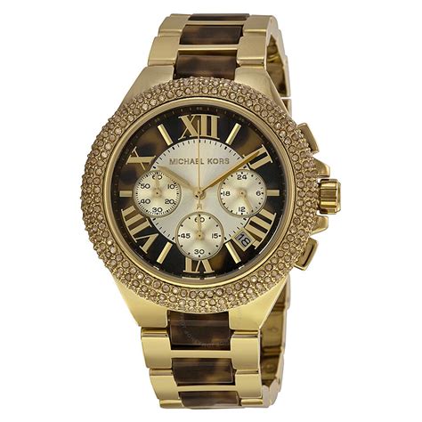 michael kors camille watch two tone|Michael Kors camille pave watch.